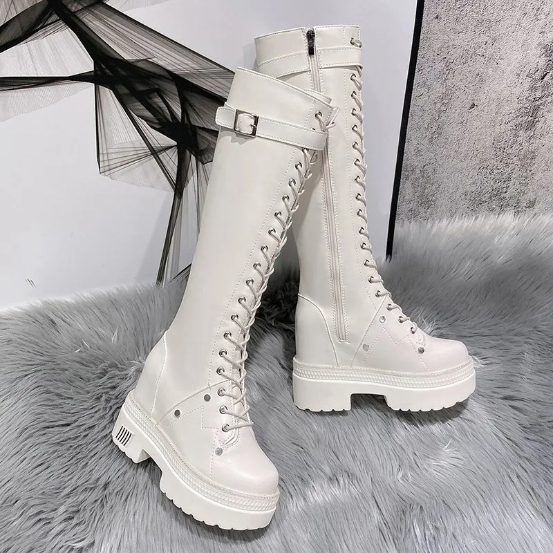 10CM New Women Platform Knee H - огляд і ціна Knee High Boots Women