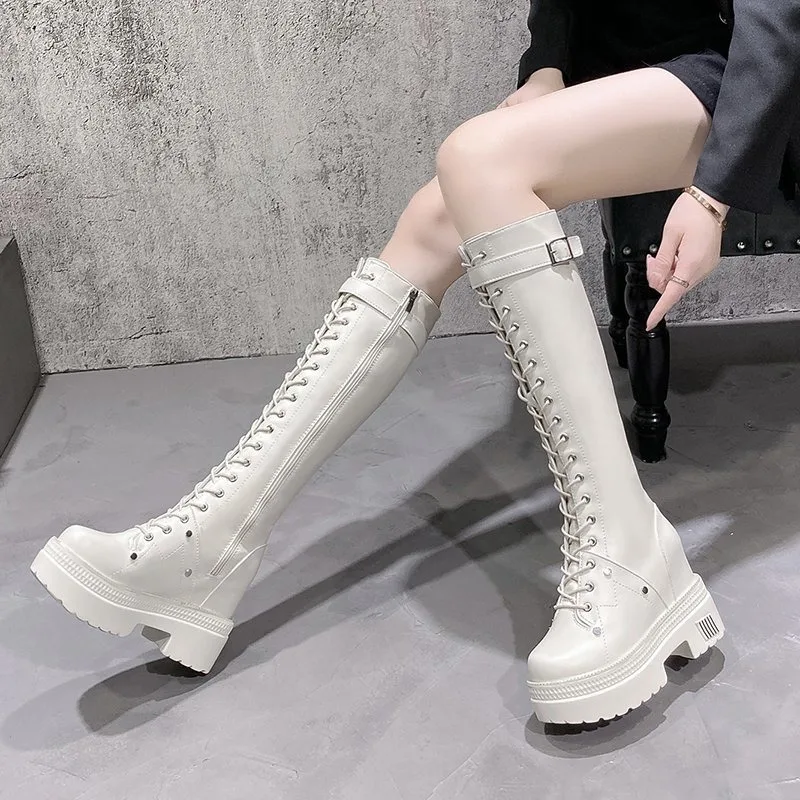 10CM New Women Platform Knee H - огляд і ціна Knee High Boots Women