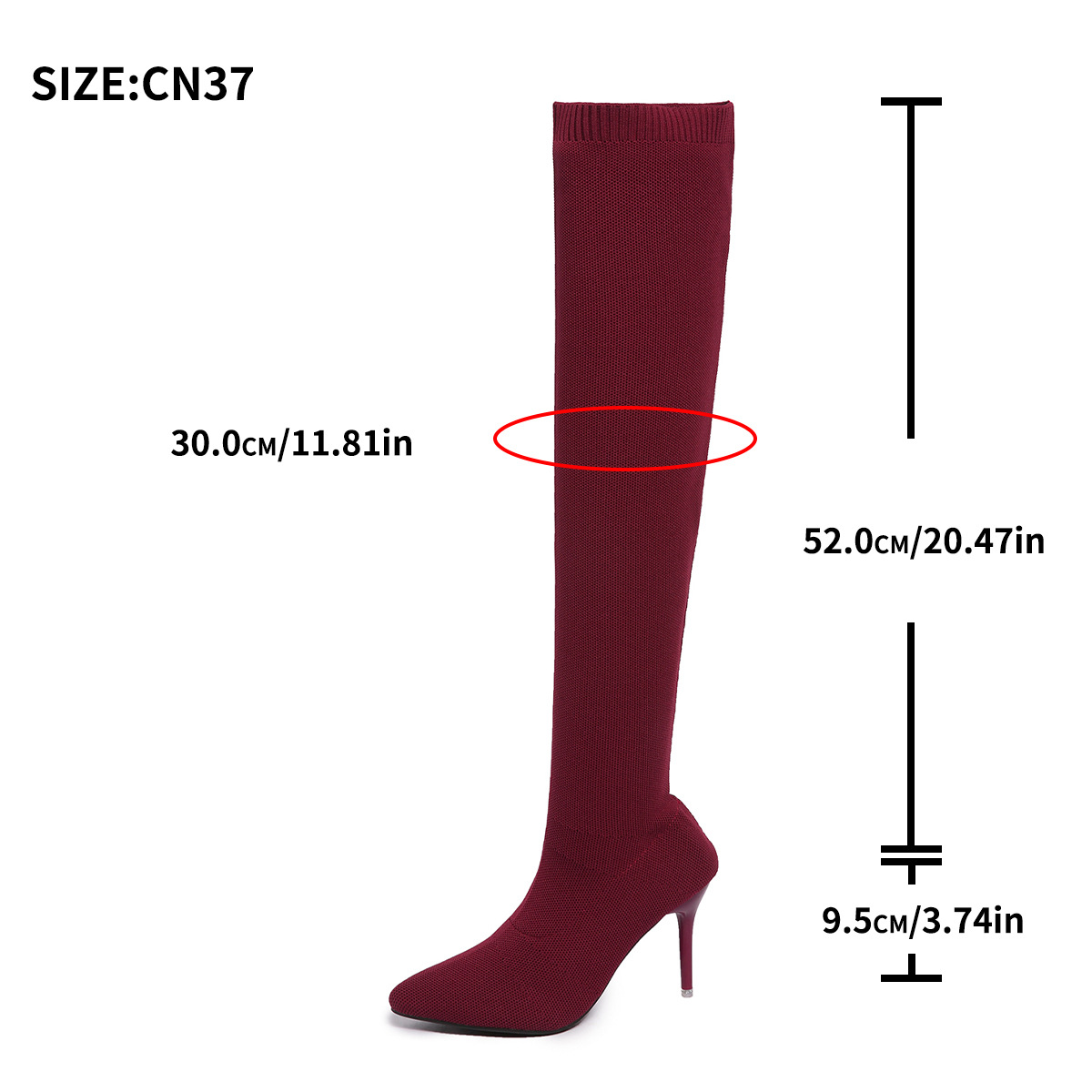 Over-the-knee Sock Boots Women - огляд і ціна Sock Boot Women